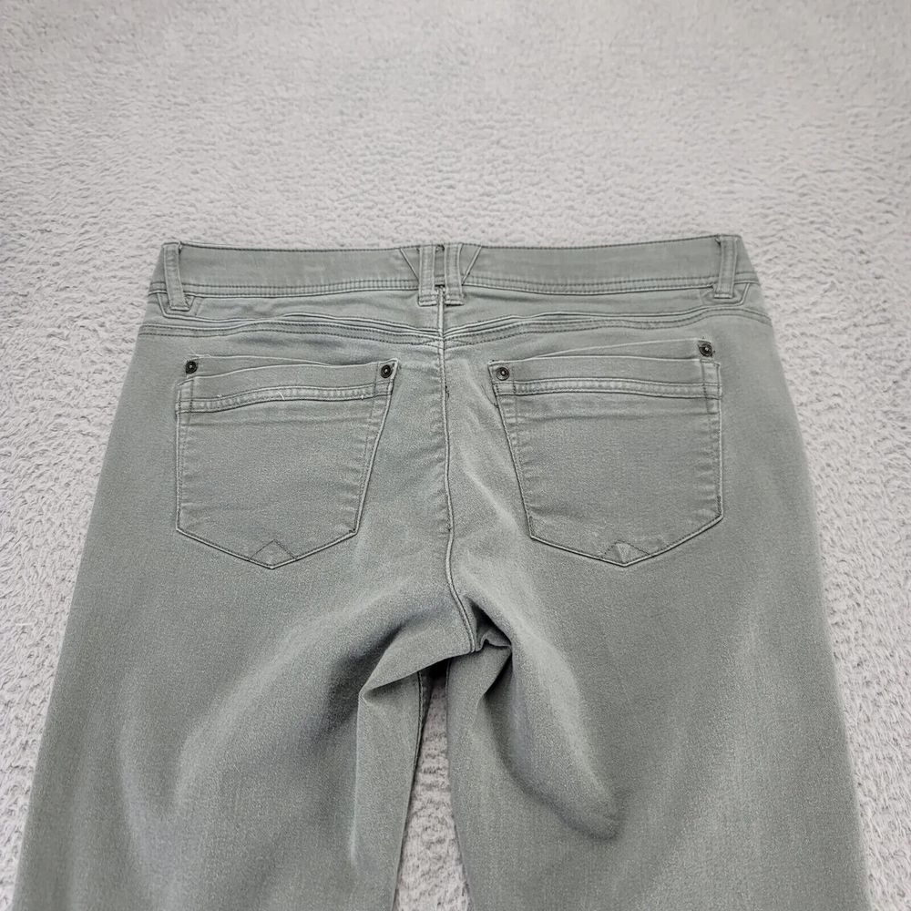 Democracy Jeans Womens 12 Green Denim Skinny Ab Solution Dark Wash Mid Rise - Picture 4 of 10